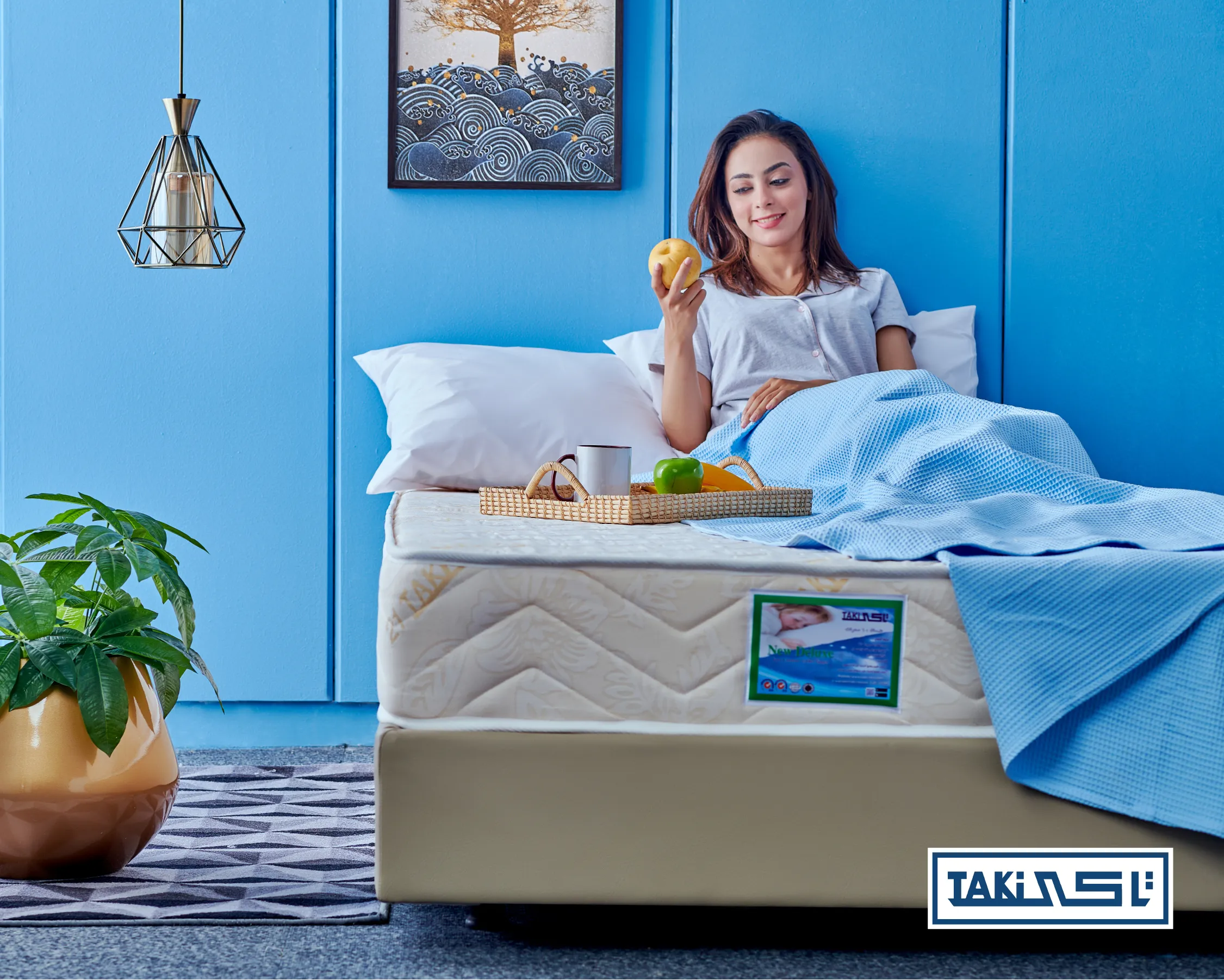 Picture of New Deluxe TAKI Mattress, 20 Cm High-Density Hard Foam