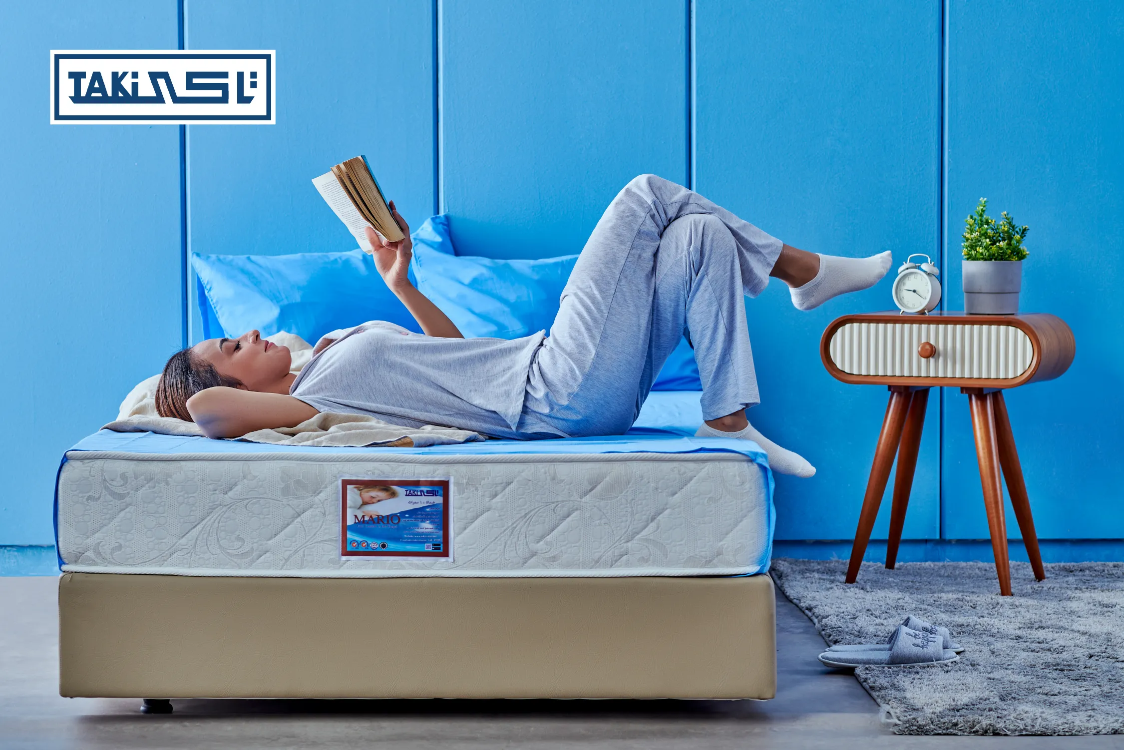 Picture of Mario TAKI Mattress 20 Cm Mompressed High-Density Foam With Two Layers Of Hard Foam