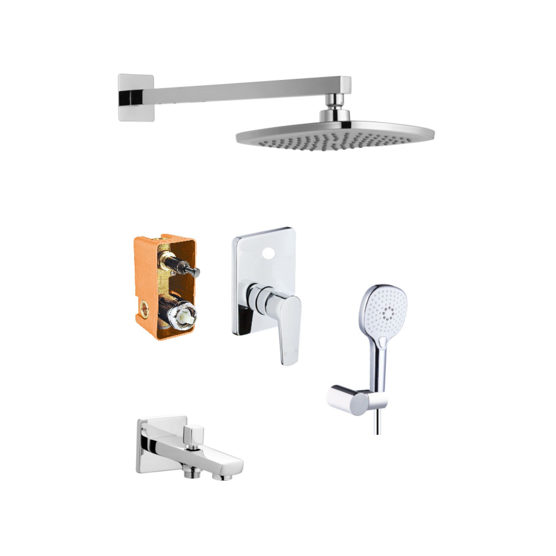 Picture of PU15680711 PURITY AZURE KONFOR CONCEALED BATH MIXER KIT AUTOMATIC