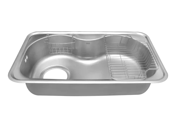 Picture of HB 85 L/R | Hans stainless steel | Single Bowl | 85 cm | Inset