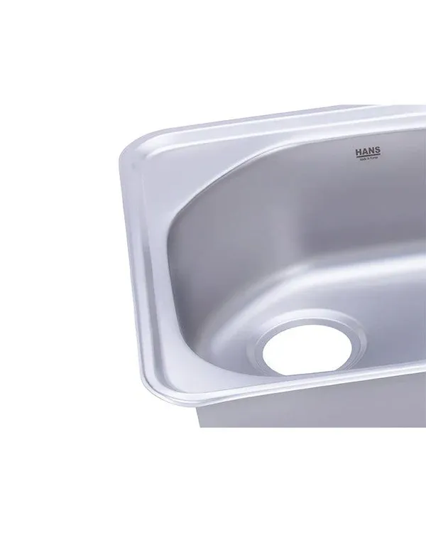 Picture of HRB 46 Rect | Hans stainless steel | Single Bowl | 46 cm | Undermount