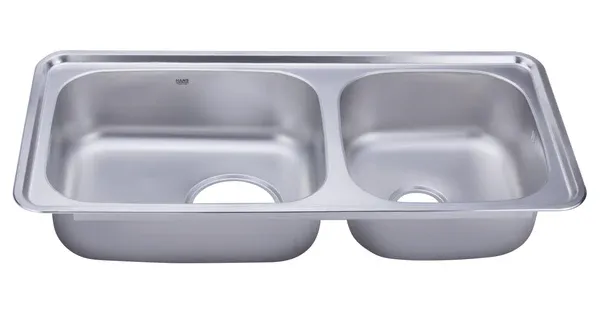 Picture of ISD 1000 | Hans stainless steel | Double Bowl | 1000 cm | Inset