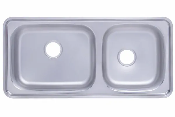 Picture of CICO USD 1000 | Hans stainless steel | Double Bowl | 1000 cm | Inset