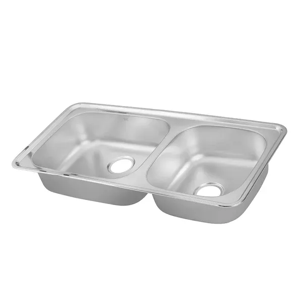 Picture of CICO USD 1000 | Hans stainless steel | Double Bowl | 1000 cm | Inset