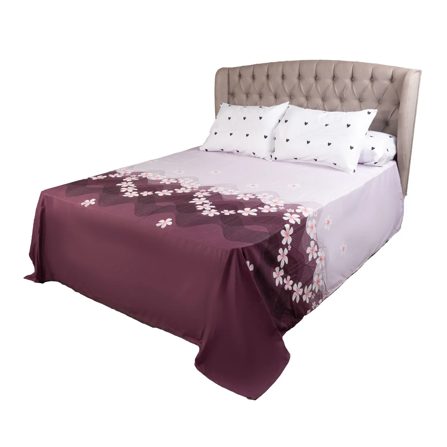 Picture of Forbed Double microfiber bedding set 3 pieces 230*180 3 sheets and pillowcase 120*45 2 pillowcases 50*70 1000g F519