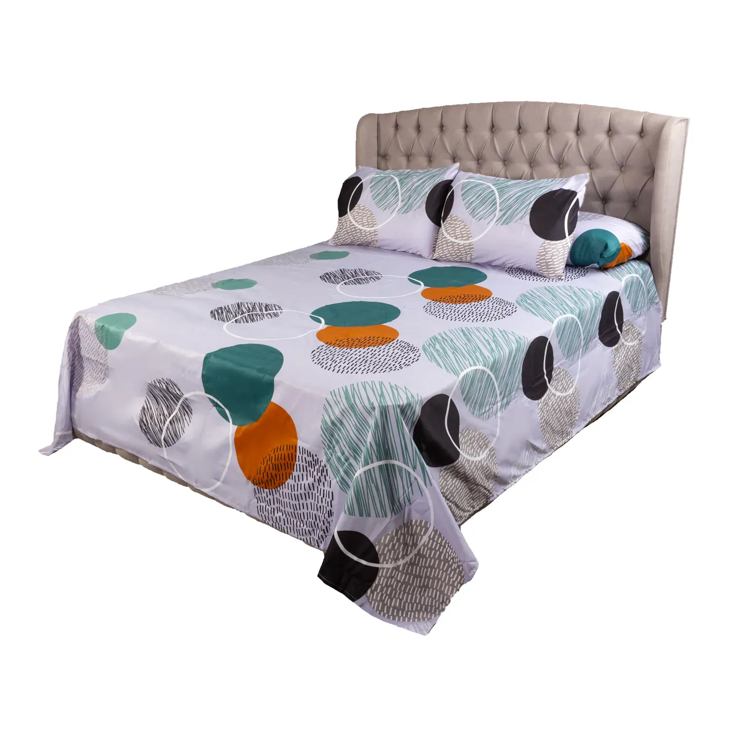 Picture of Forbed Double microfiber bedding set 3 pieces 230*180 3 sheets and pillowcase 120*45 2 pillowcases 50*70 1000g F520