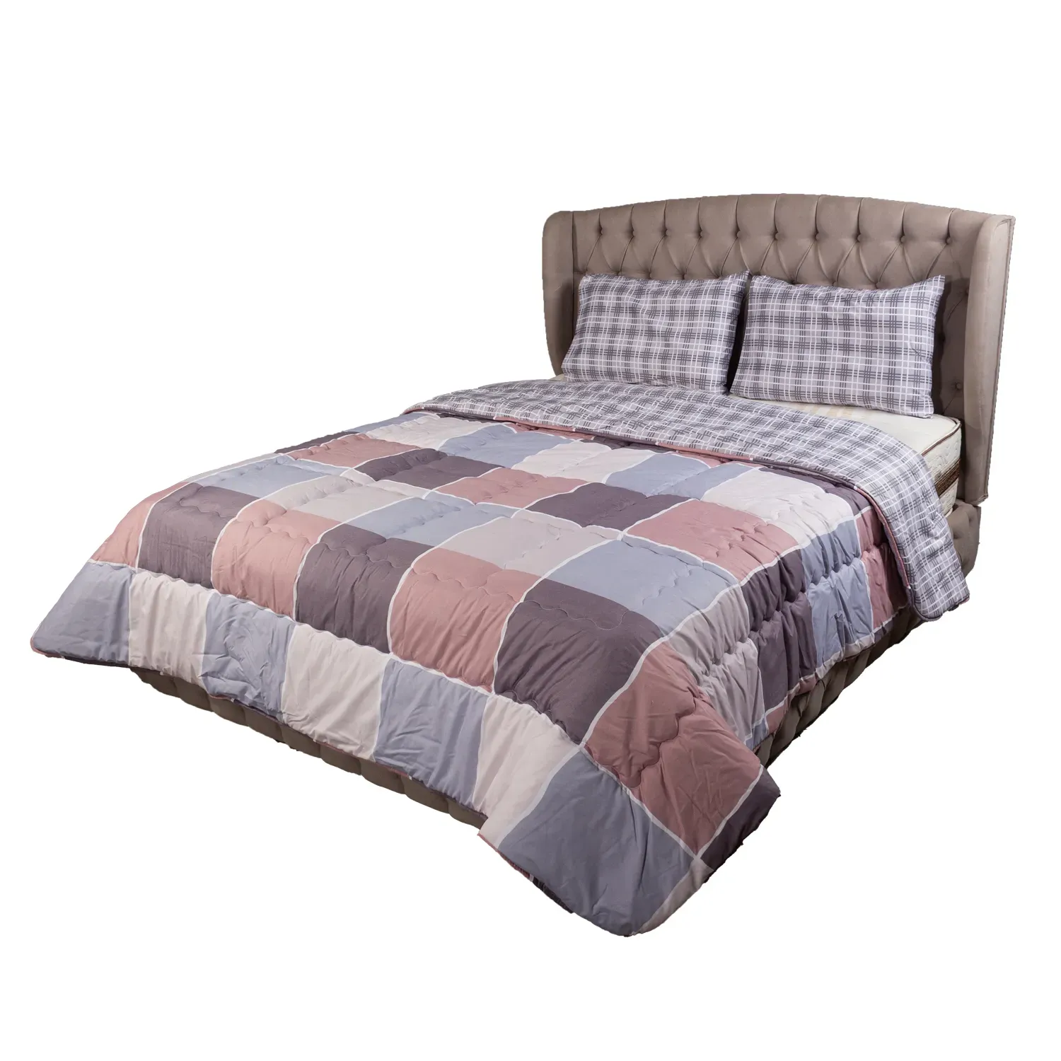 Picture of Forbed Double microfiber quilt set 3 pieces 235*235 and 2 pillowcases 50*70 4000 G F516