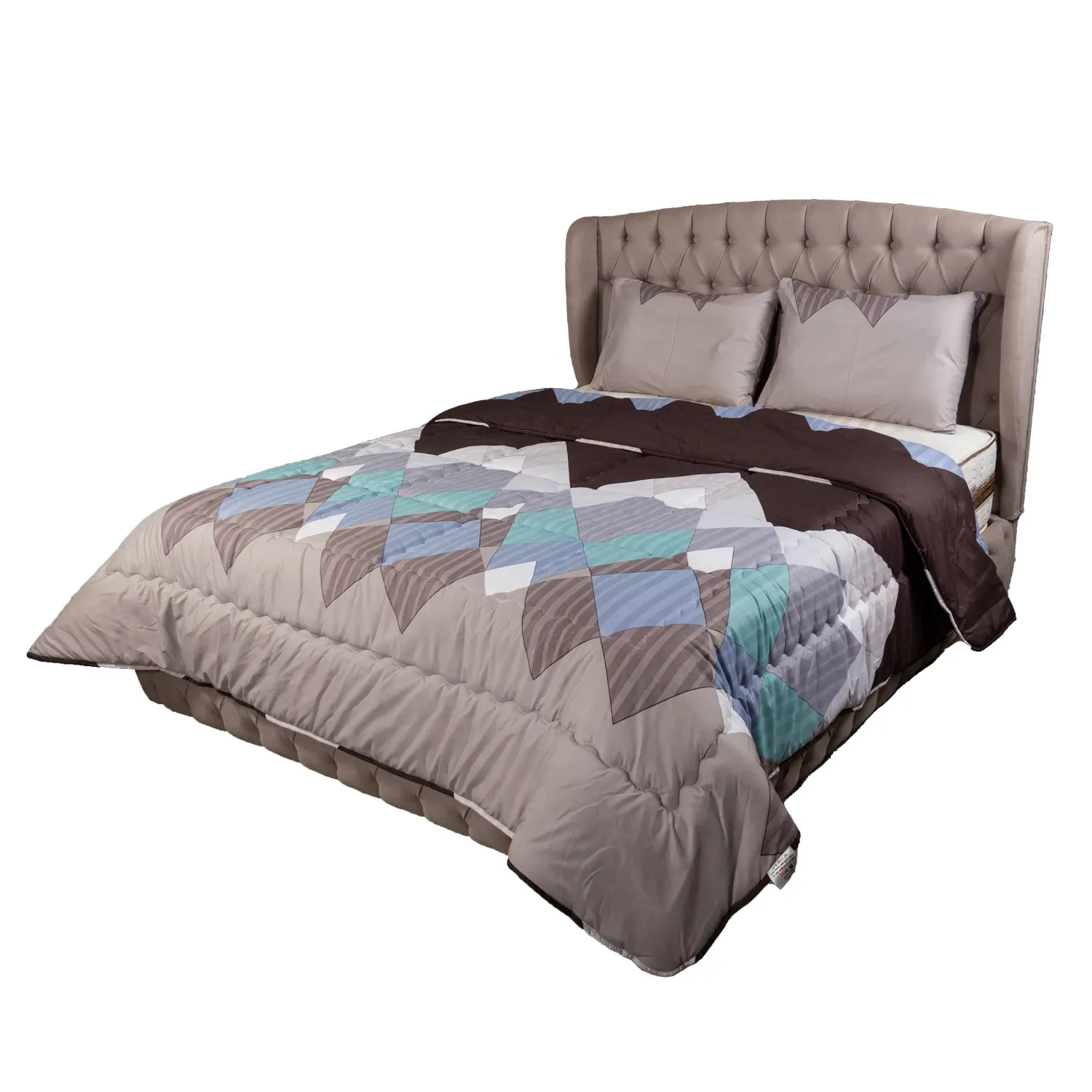 Picture of Forbed Double microfiber quilt set 3 pieces 235*235 and 2 pillowcases 50*70 4000 G F518