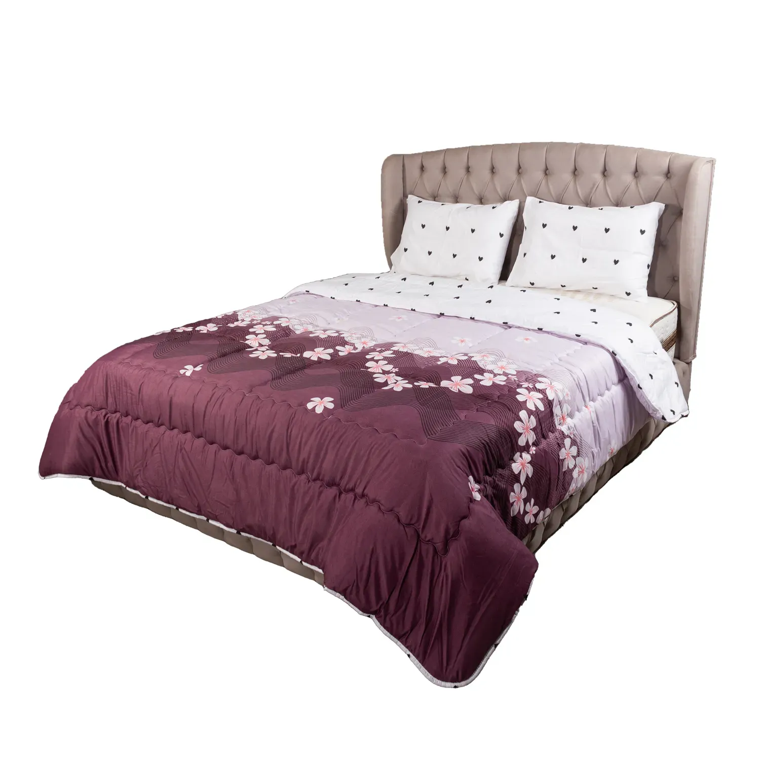 Picture of Forbed Double microfiber quilt set 3 pieces 235*235 and 2 pillowcases 50*70 4000 G F519