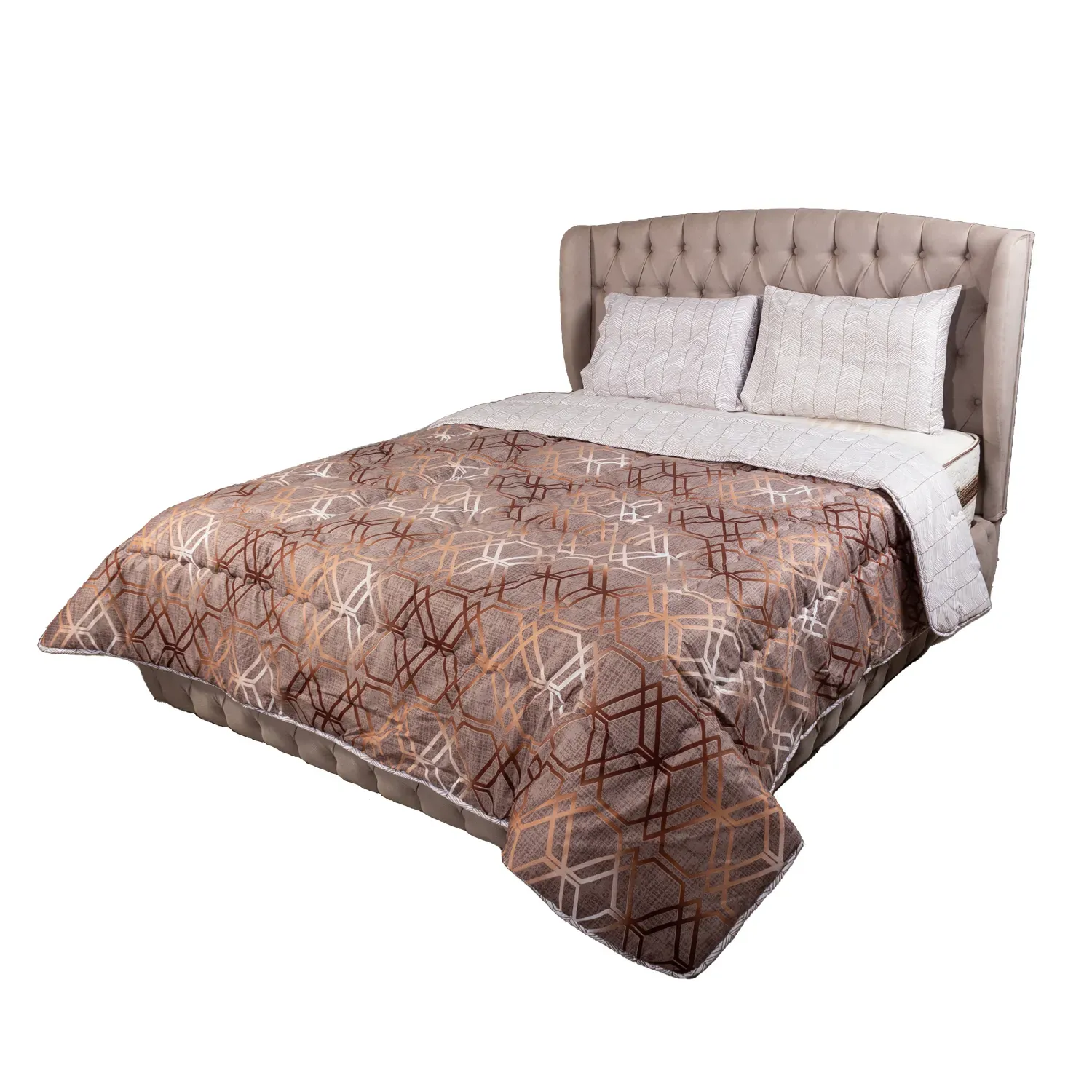Picture of Forbed Double microfiber quilt set 3 pieces 235*235 and 2 pillowcases 50*70 4000 G F524