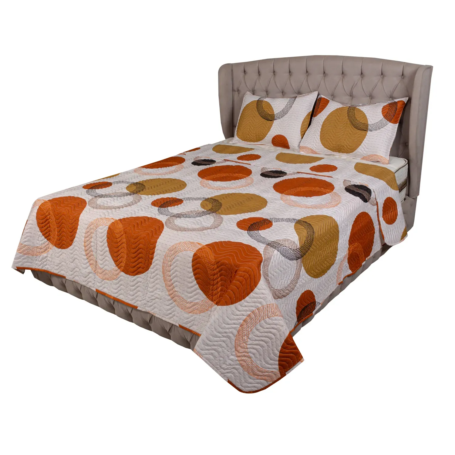 Picture of Forbed Coverlet Micro fiber Double blanket 3 pieces 240*240 and 2 pillowcases 50*70 2550 G F517