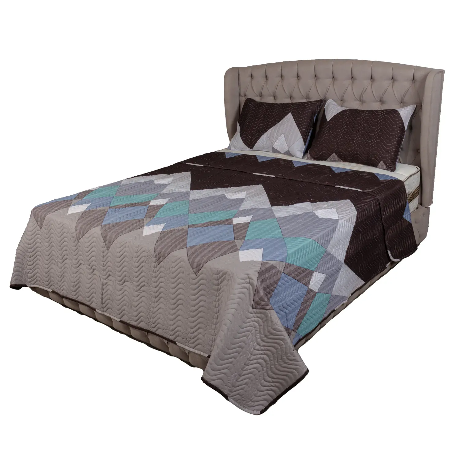 Picture of Forbed Coverlet Micro fiber Double blanket 3 pieces 240*240 and 2 pillowcases 50*70 2550 G F518