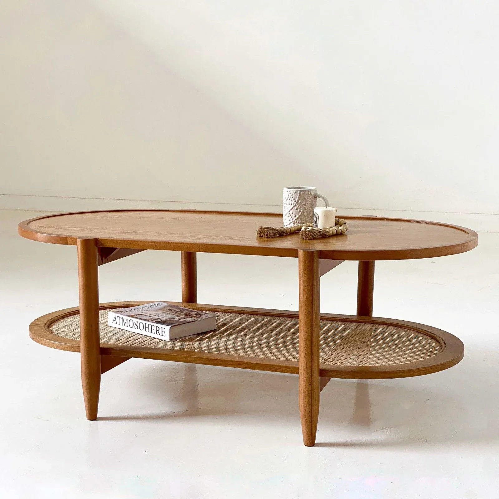 Picture of Su Rattan Oval Coffee Table