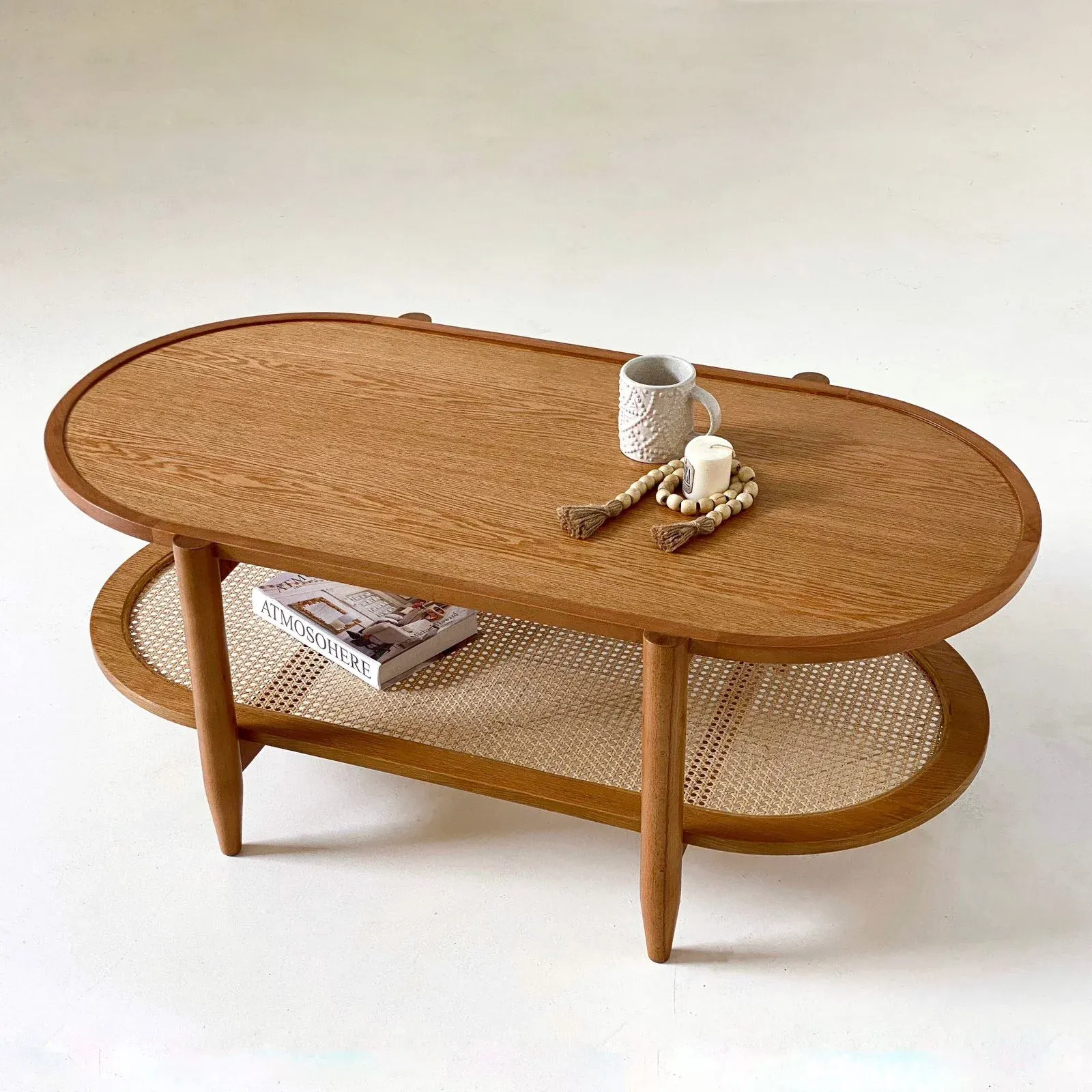 Picture of Su Rattan Oval Coffee Table