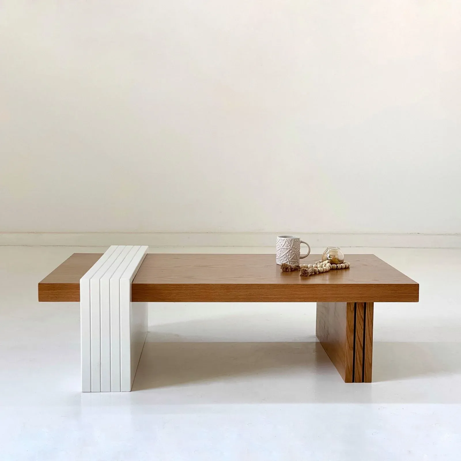 Picture of Natural & White Coffee Table