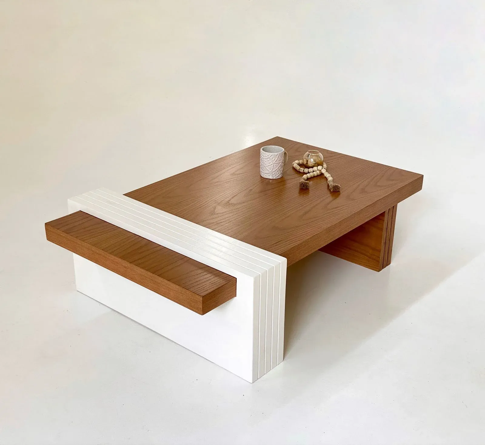 Picture of Natural & White Coffee Table