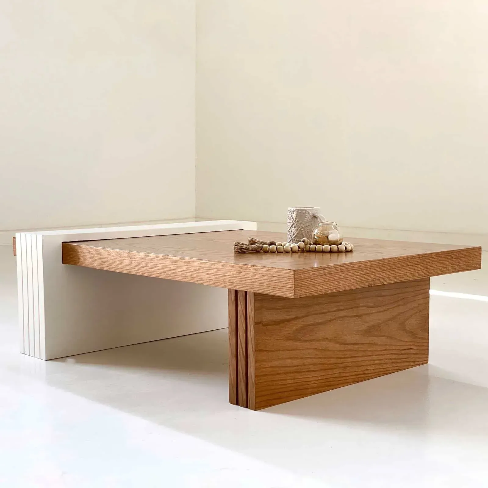 Picture of Natural & White Coffee Table