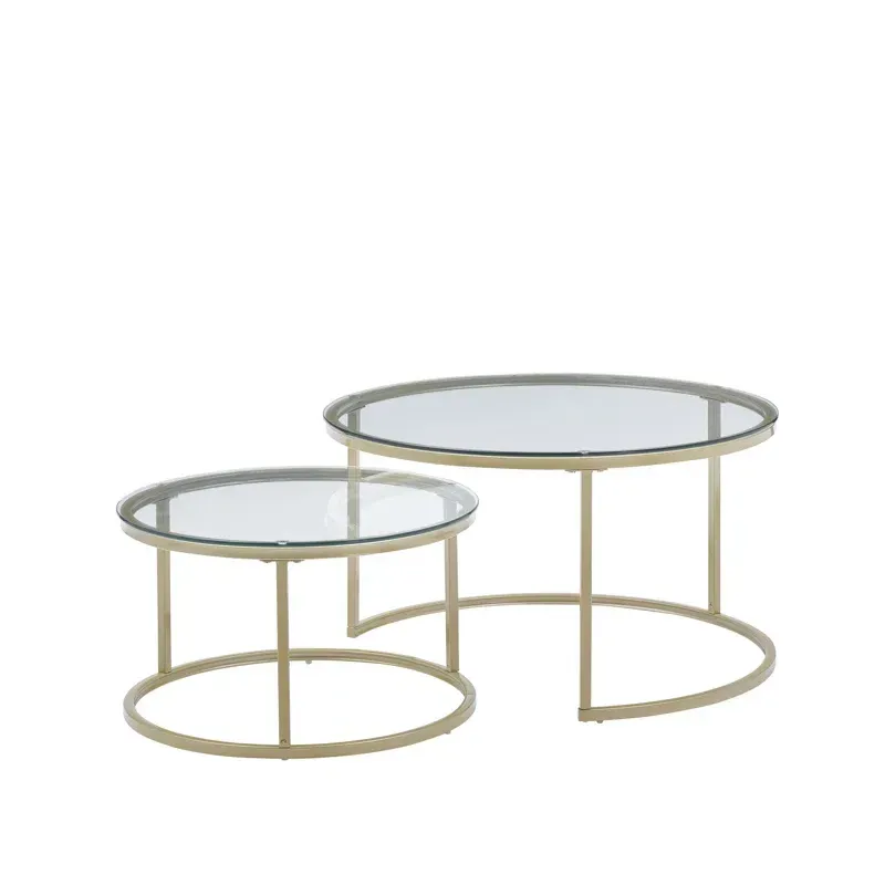 Picture of SL-001  stainless steel table with electrostatic paint and glass