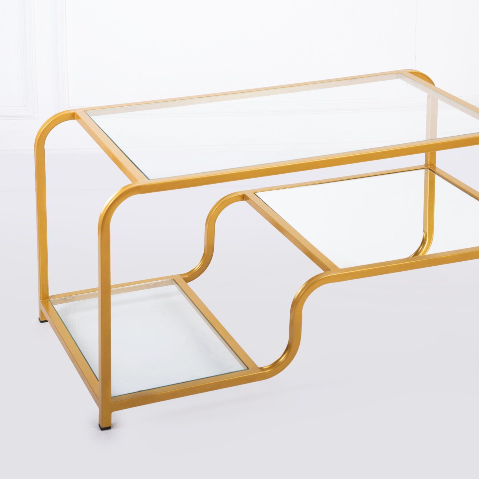 Picture of SL-007 Modern gold stainless steel table