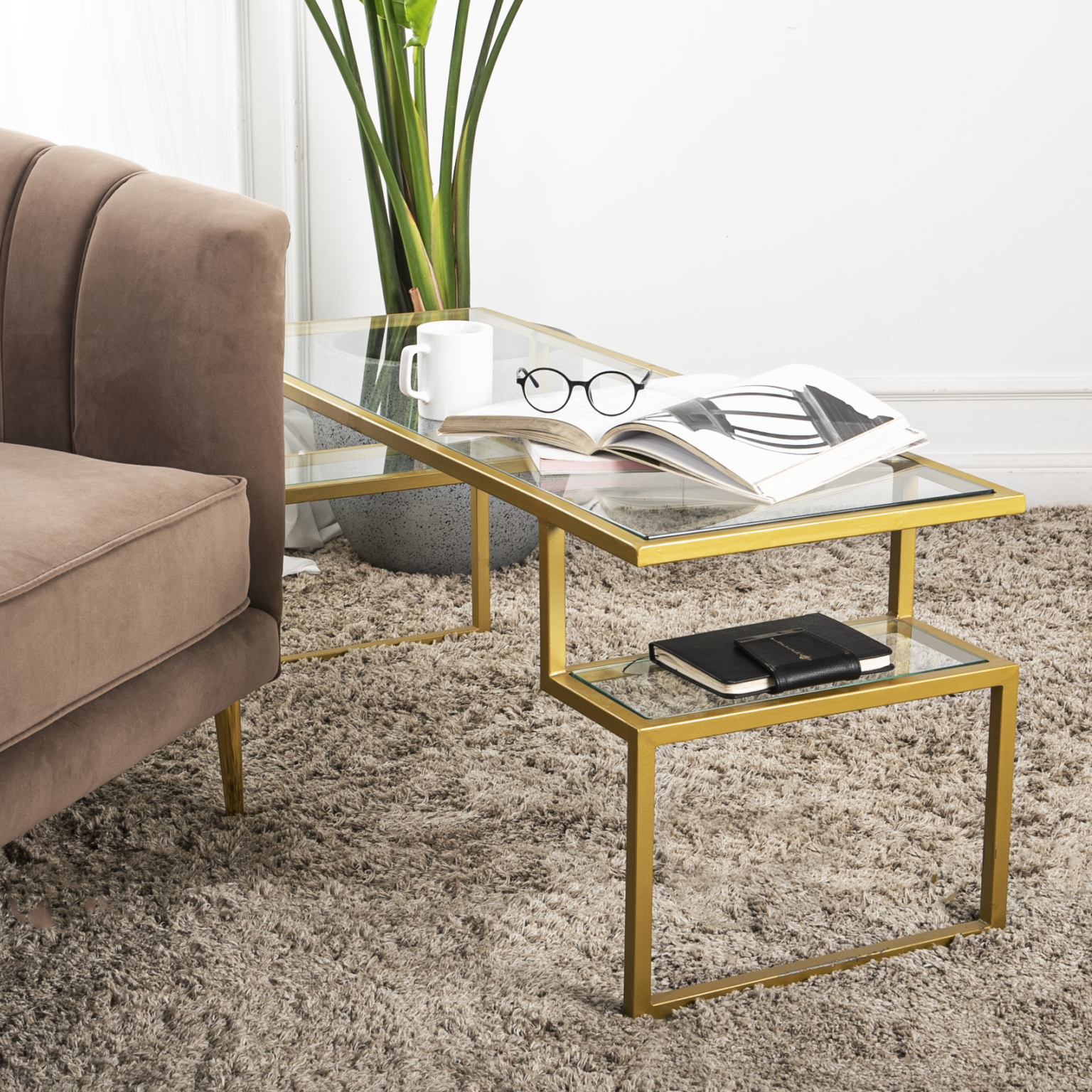 Picture of SL-008  modern golden stainless steel