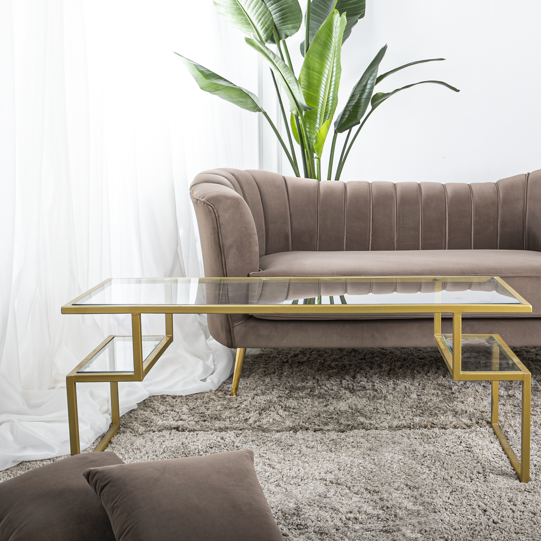 Picture of SL-008  modern golden stainless steel