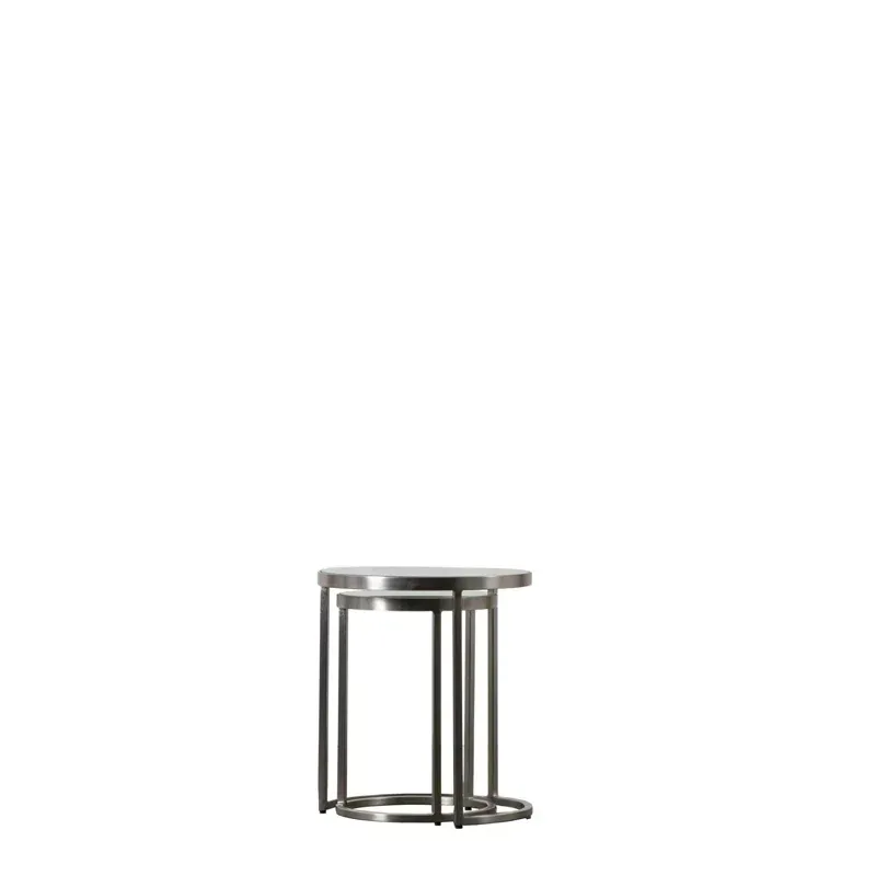 Picture of SS-001  A set of silver side tables