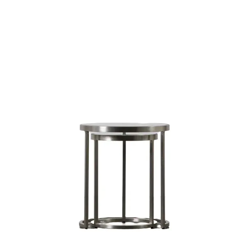 Picture of SS-001  A set of silver side tables