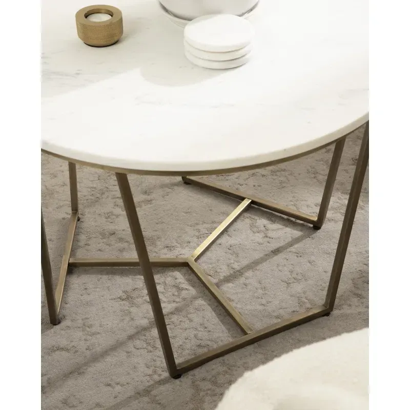 Picture of SL-0017 stainless steel table with electrostatic paint and Wood