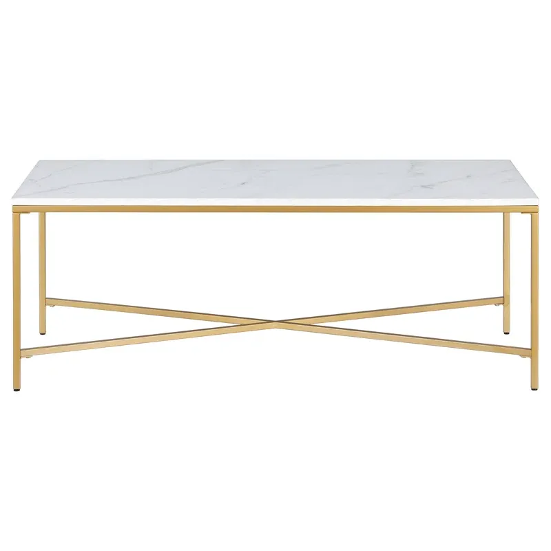 Picture of SL-0020 stainless steel table with electrostatic paint and Wood