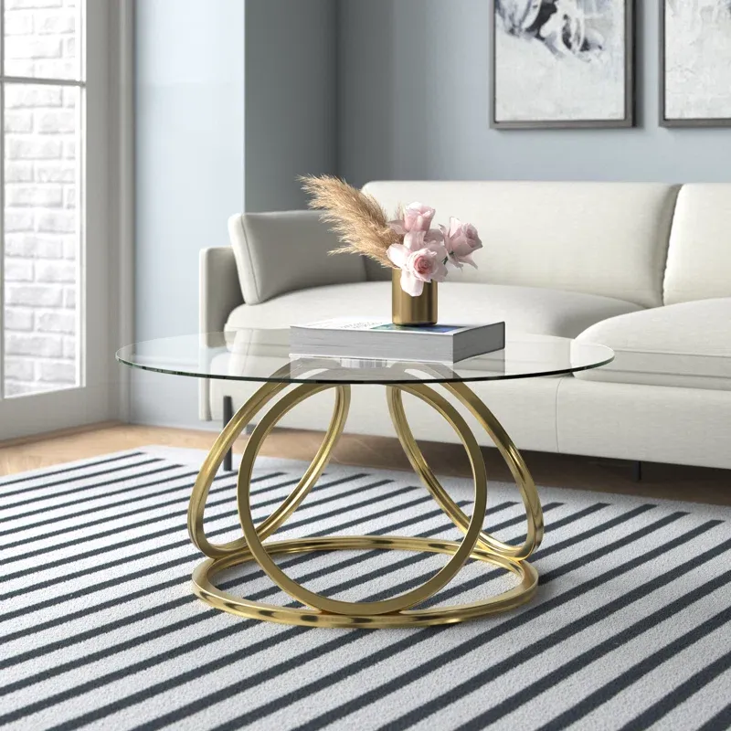 Picture of SL-0025  modern golden stainless steel