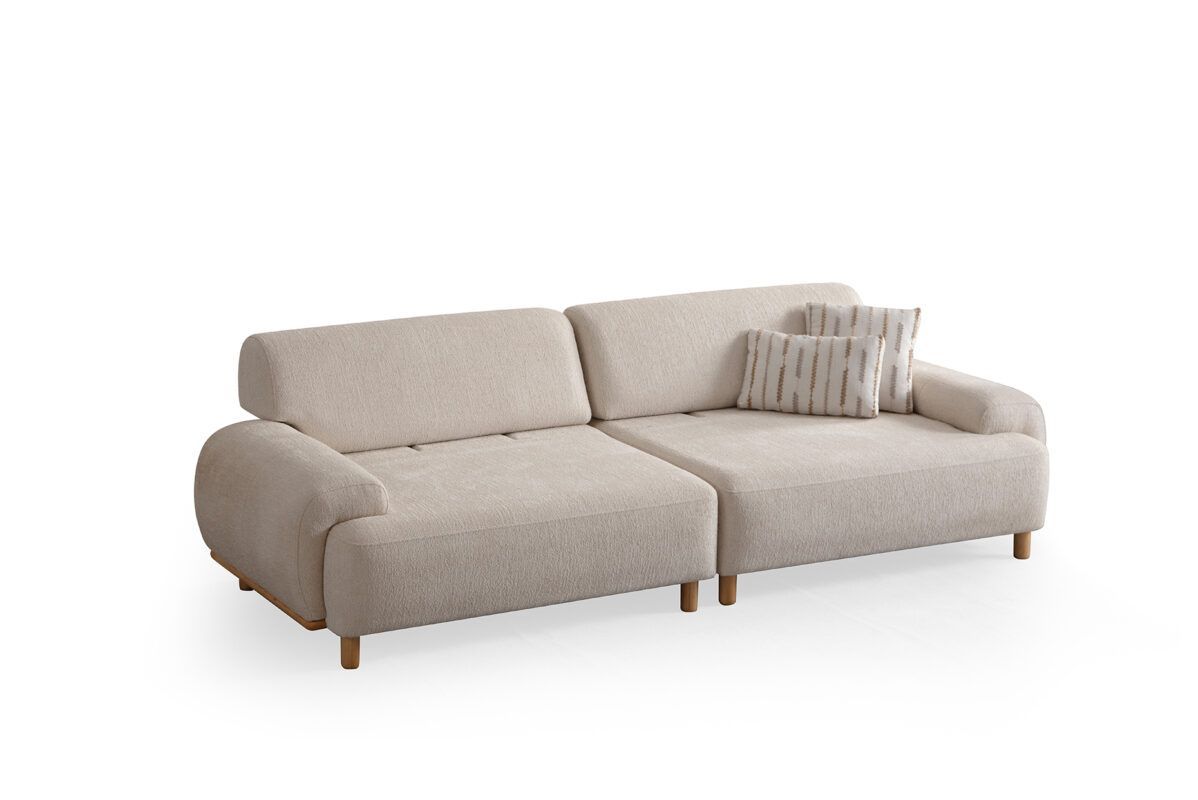 Picture of FSSS001 Beech wood living room set - 3 pieces
