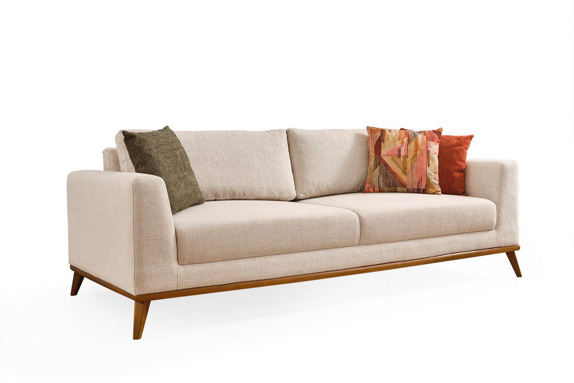Picture of FSSS003 Beech wood living room set - 3 pieces