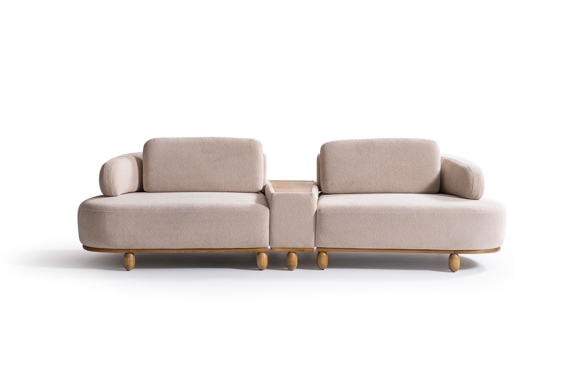 Picture of FSSS006 Beech wood living room set - 3 pieces