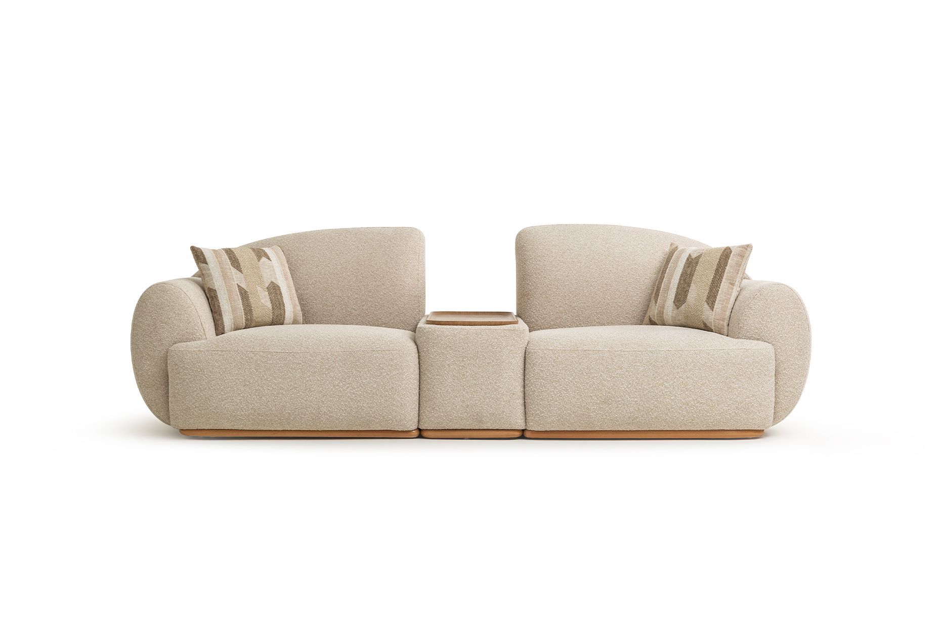 Picture of FSSS007 Beech wood living room set - 3 pieces