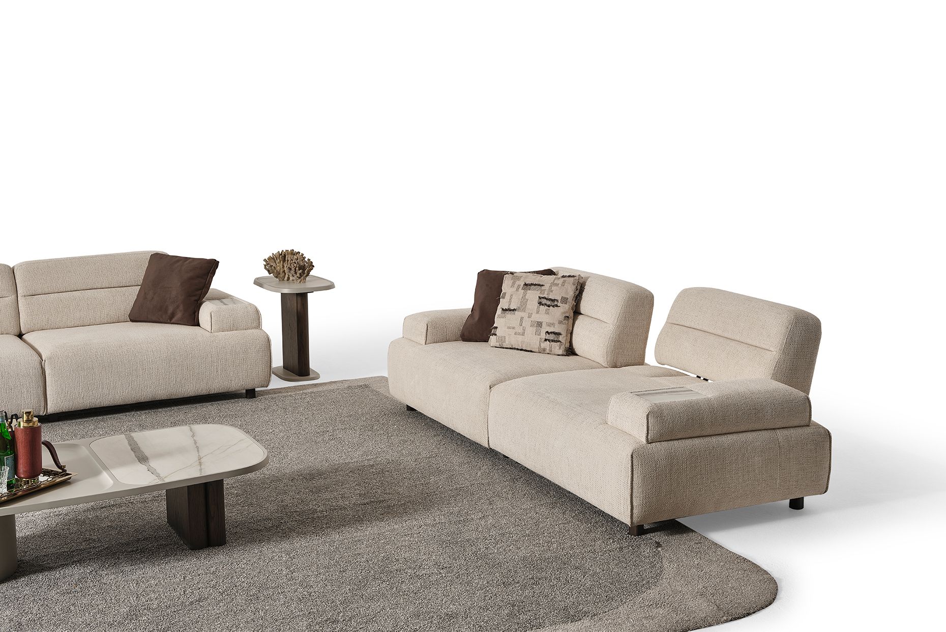 Picture of FSSS0010 Beech wood living room set - 3 pieces