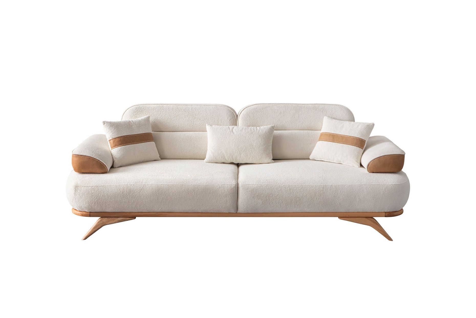 Picture of FSSS009 Beech wood living room set - 3 pieces