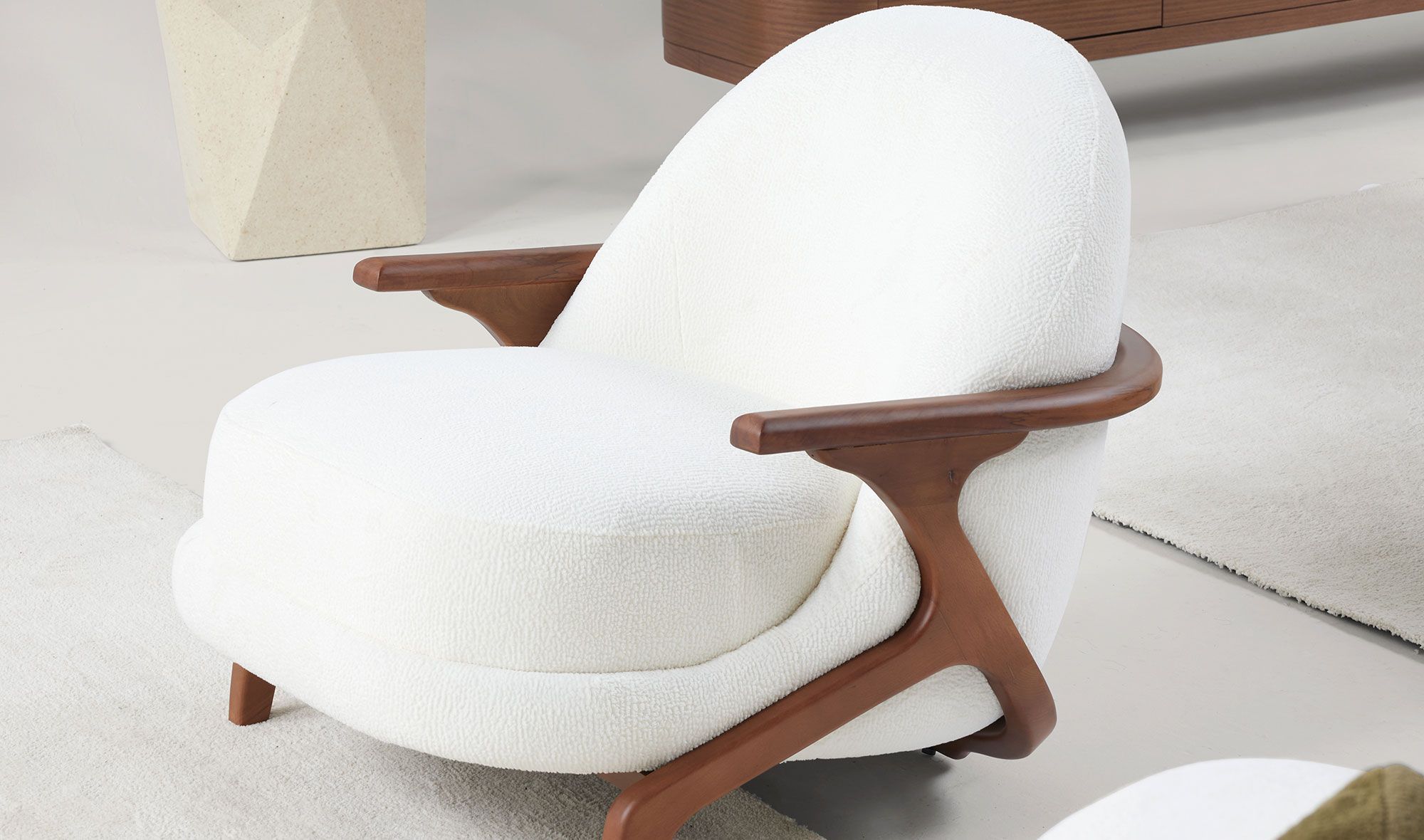 Picture of FSSS0011 Beech wood living room set - 3 pieces
