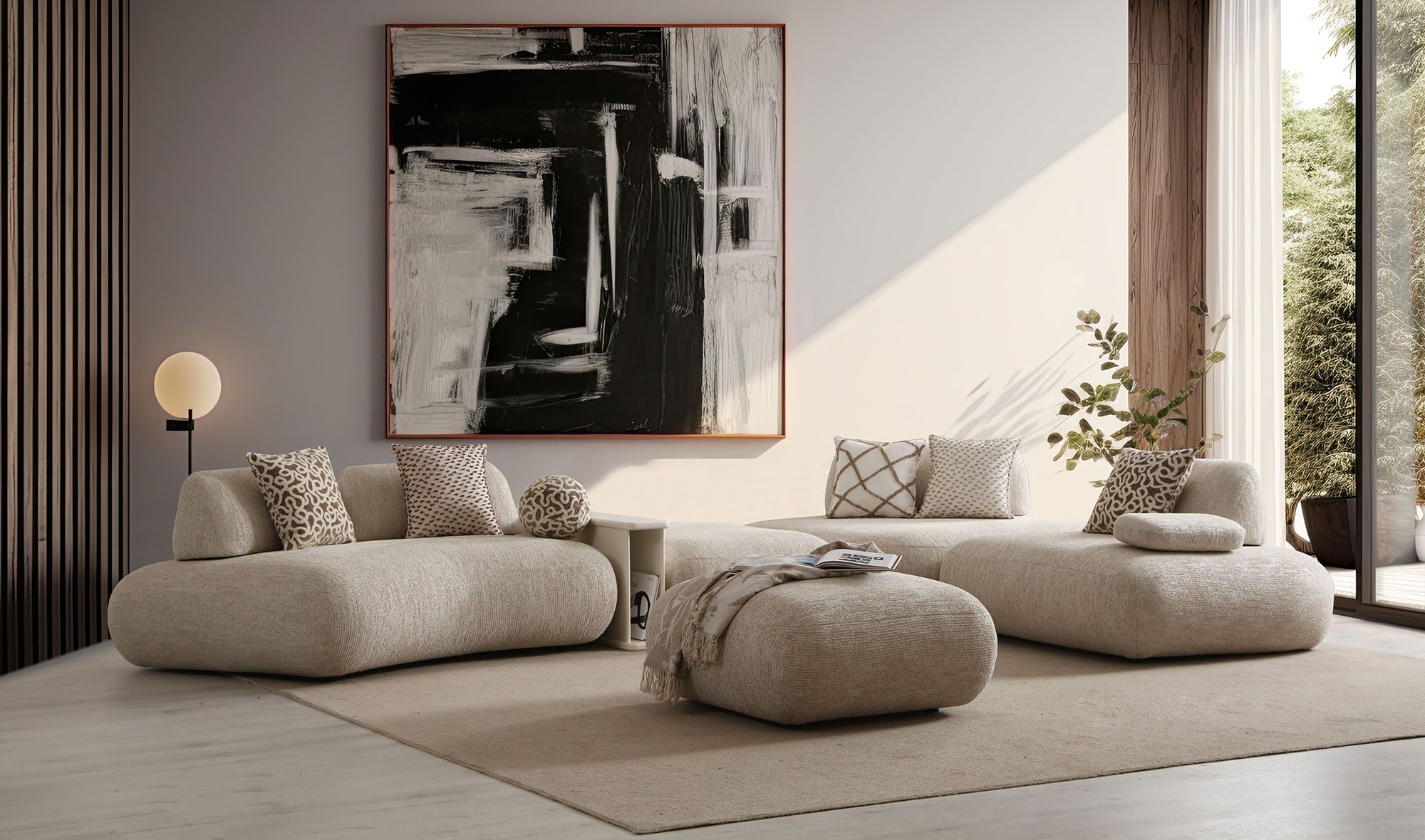 Picture of FSC004 Beech wood corner set - multi-piece