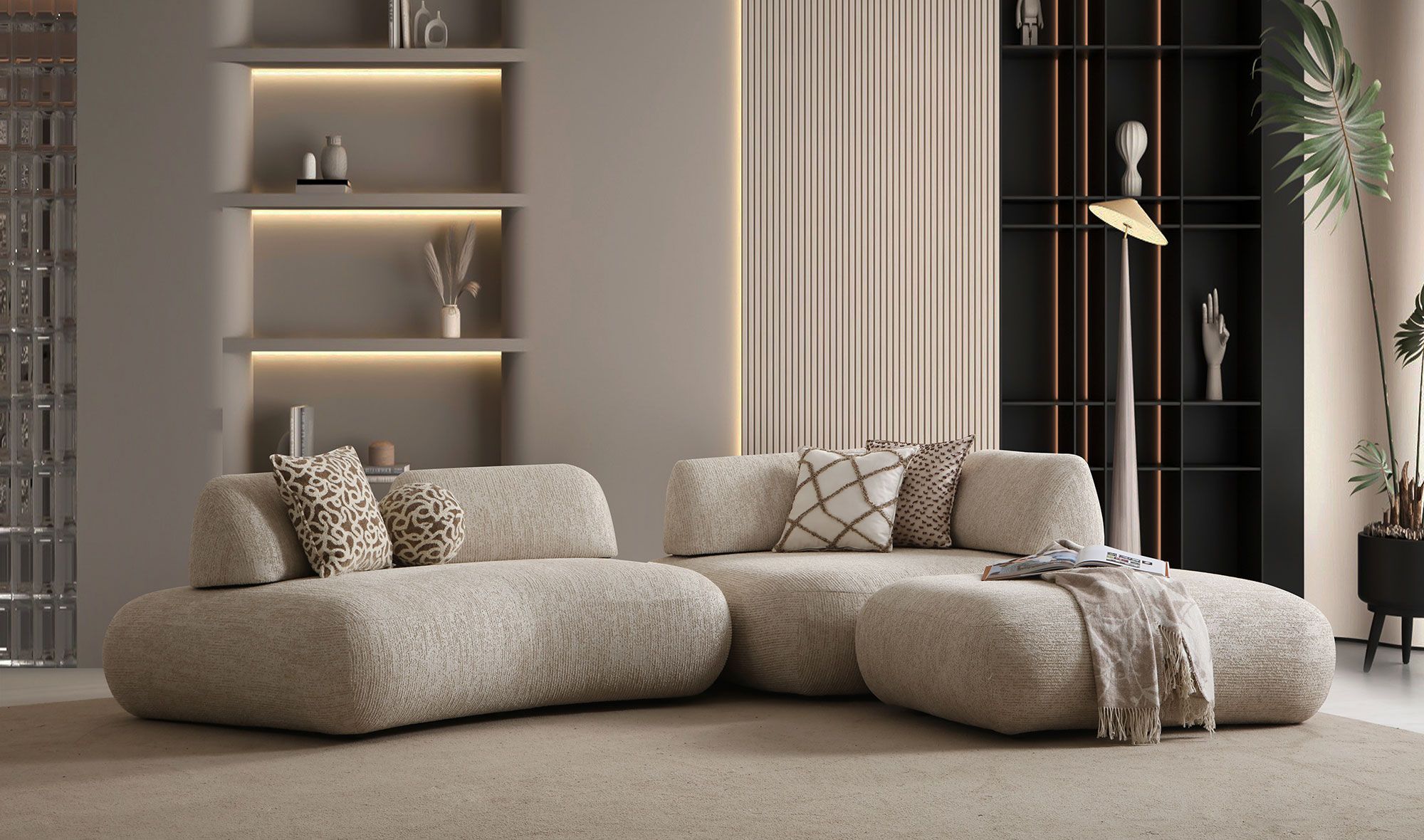 Picture of FSC004 Beech wood corner set - multi-piece