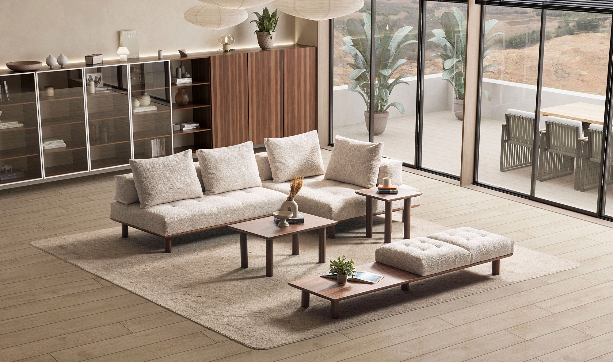 Picture of FSC005 Beech wood corner set - multi-piece