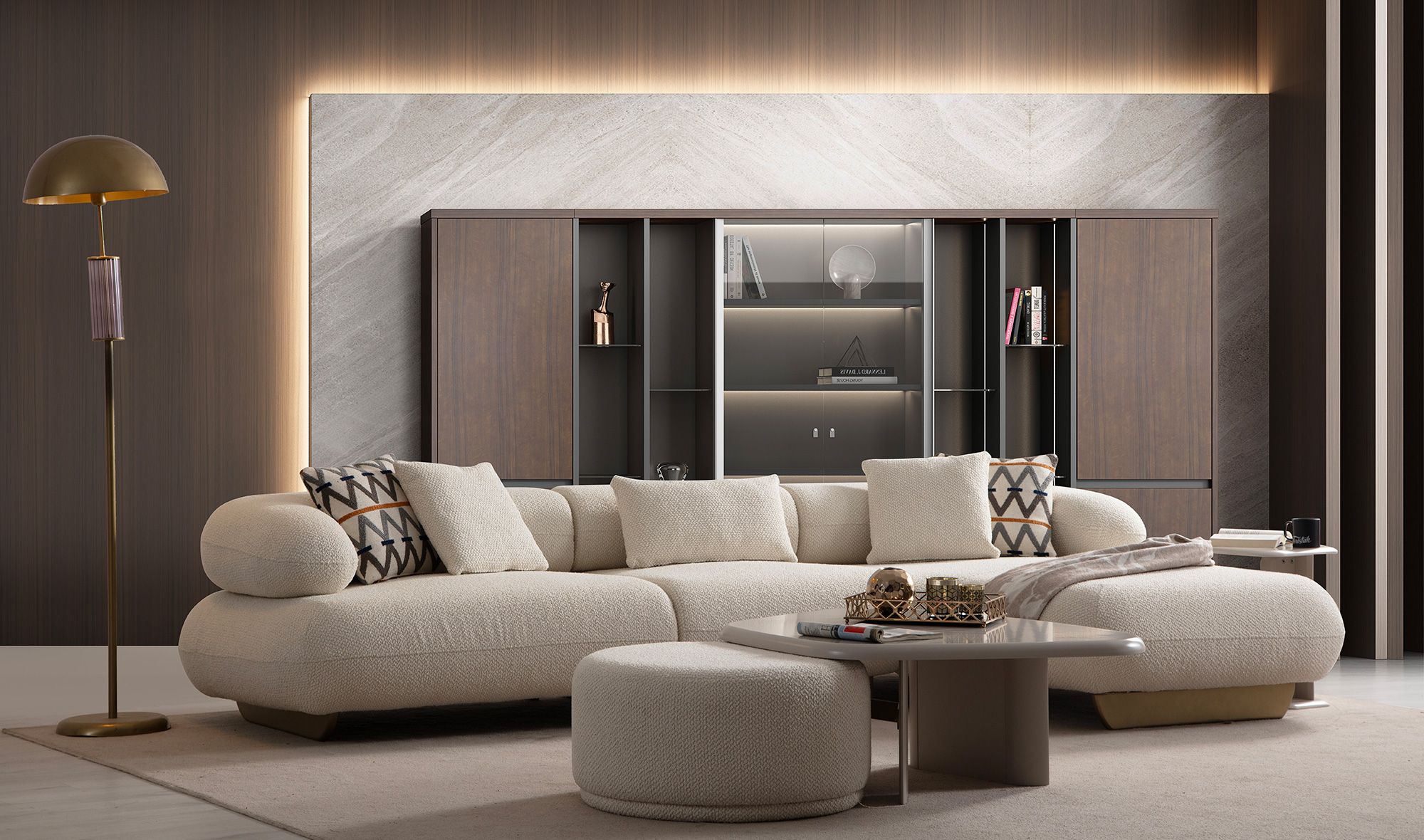 Picture of FSC008 Beech wood corner set - multi-piece