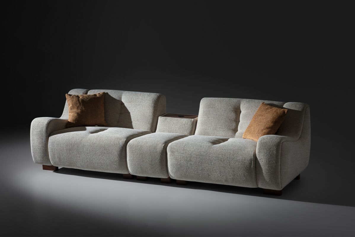 Picture of FSC003 Beech wood sofa - multi-piece