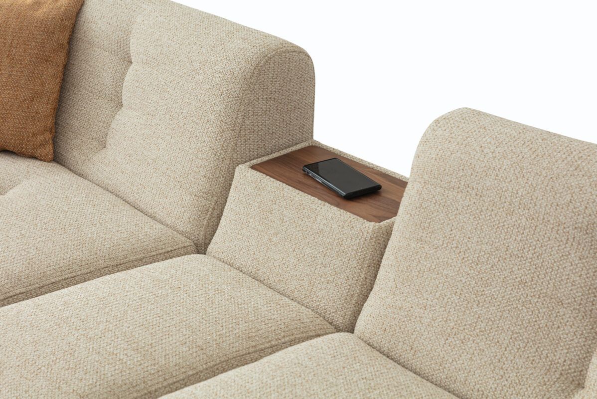Picture of FSC003 Beech wood sofa - multi-piece
