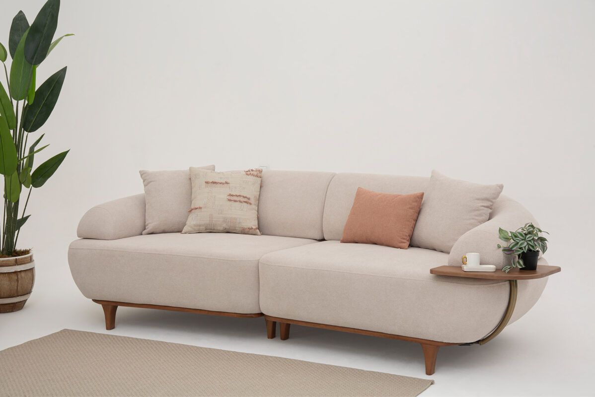 Picture of FSC004 Beech wood sofa - multi-piece