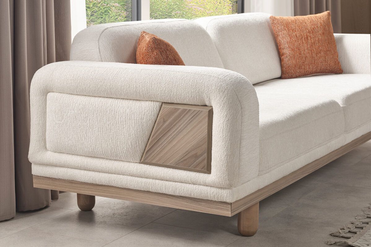 Picture of FSC0019 Beech wood sofa - multi-piece