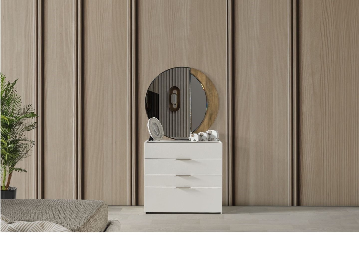 Picture of FBMB009 Master bedroom set 5 pieces - White with multiple colors