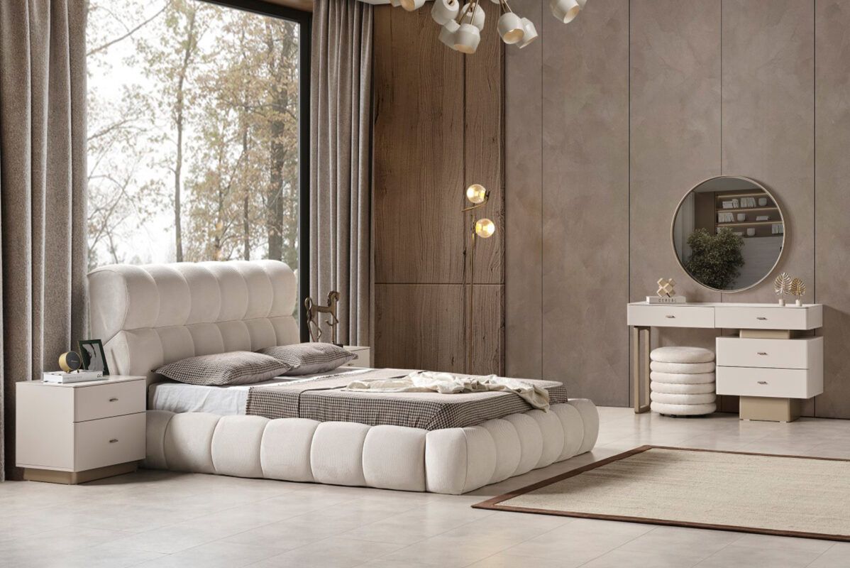 Picture of FBMB0010 Master bedroom set 5 pieces - White with multiple colors