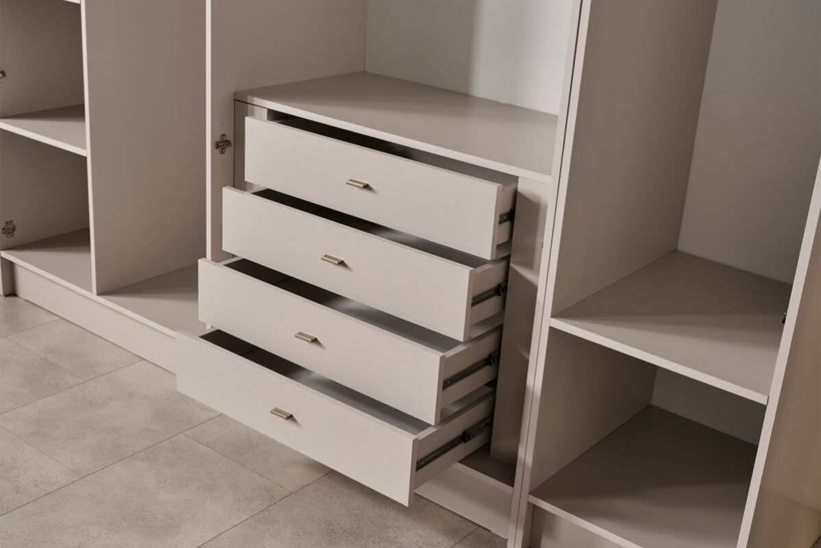 Picture of FBMB0010 Master bedroom set 5 pieces - White with multiple colors