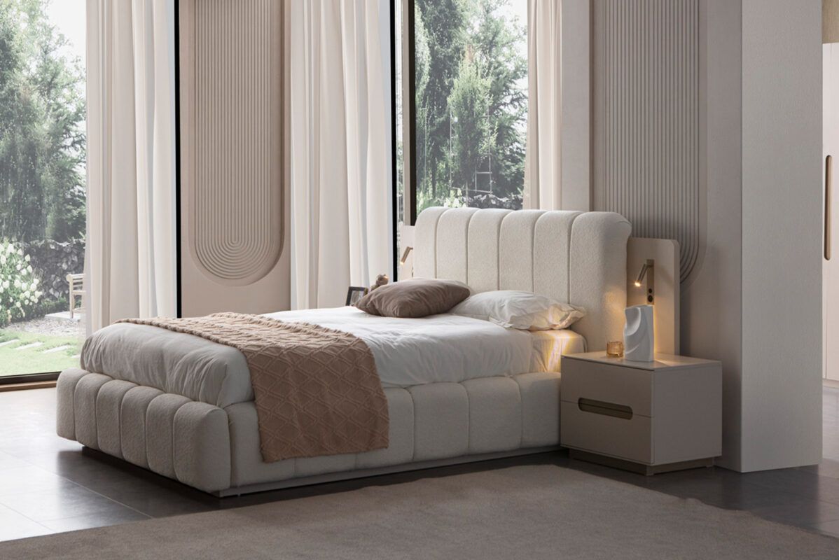 Picture of FBMB0011 Master bedroom set 5 pieces - White with multiple colors
