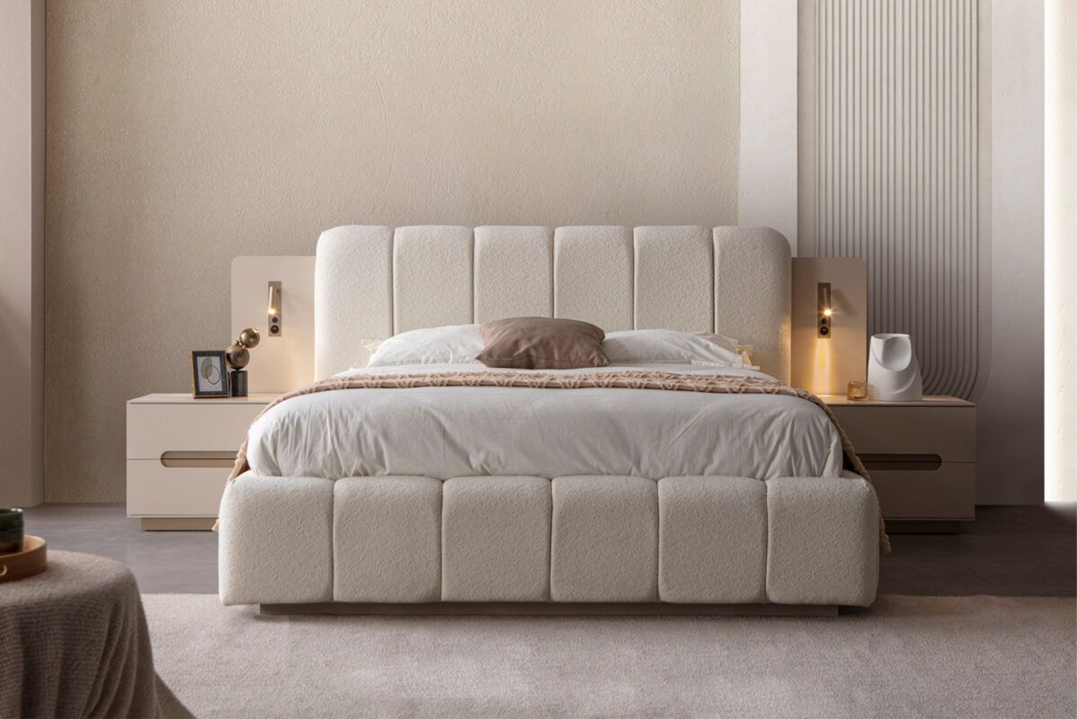 Picture of FBMB0011 Master bedroom set 5 pieces - White with multiple colors